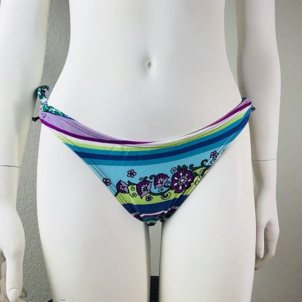 CIA.MARITIMA Small Side Tie Striped Bikini bottom